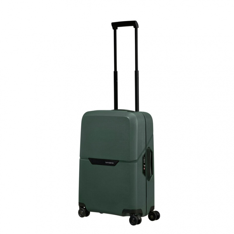 Green Samsonite Maxsum Eco Spinner Luggage Carry On Luggage | JHE251894