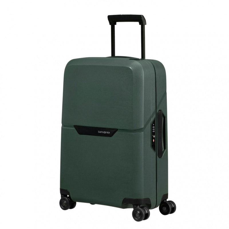 Green Samsonite Maxsum Eco Spinner Luggage Carry On Luggage | JHE251894