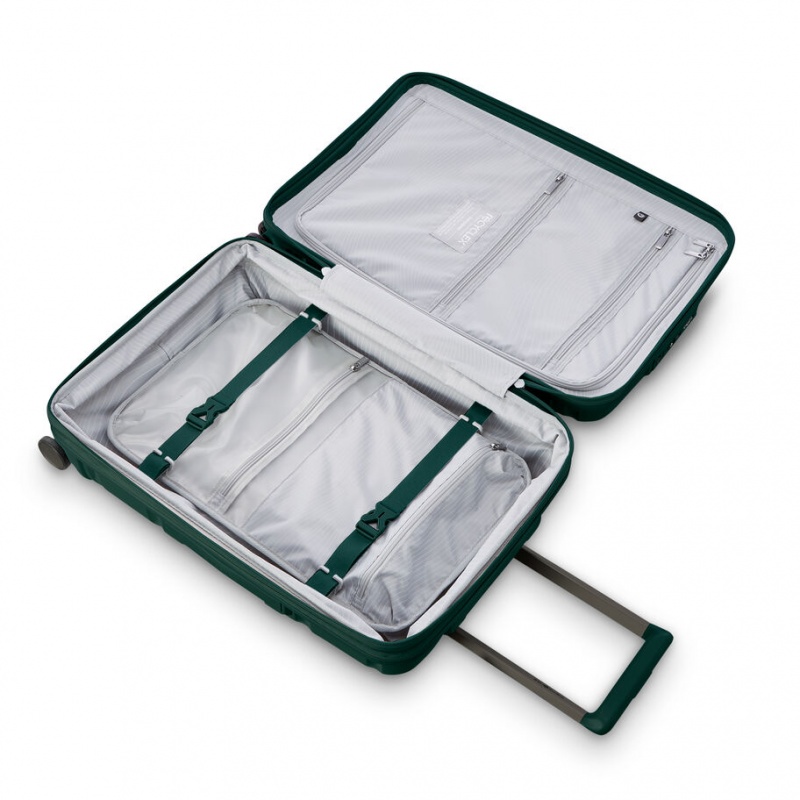 Green Samsonite Outline Pro Spinner Hardside Luggage Carry On Luggage | PLZ781624