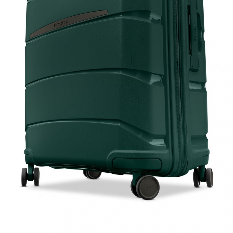 Green Samsonite Outline Pro Spinner Hardside Luggage Carry On Luggage | PLZ781624