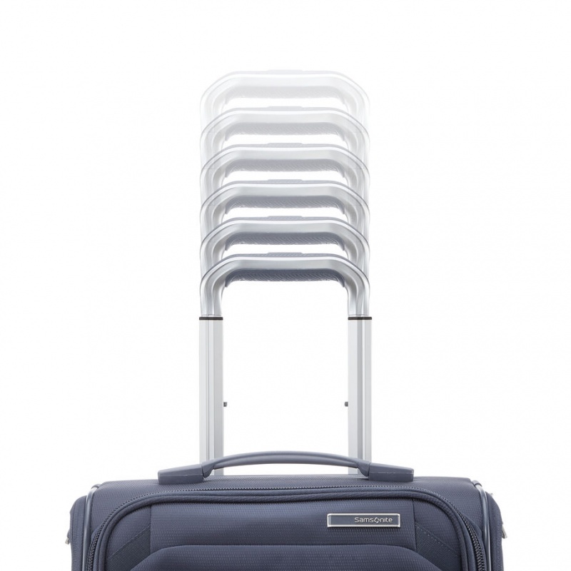 Grey Samsonite Ascentra Wheeled Underseater Luggage Carry On Luggage | EUL930618