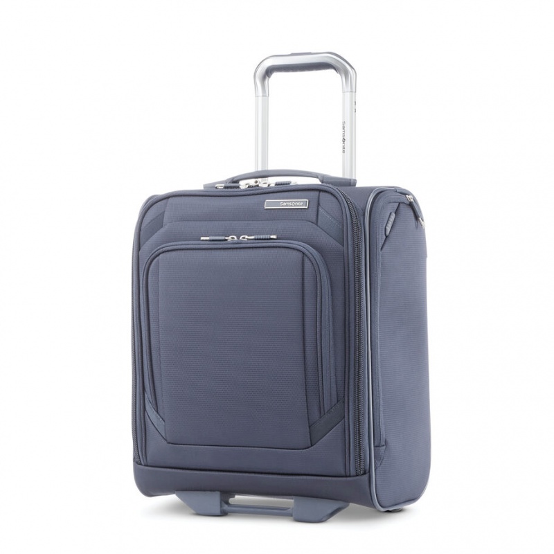 Grey Samsonite Ascentra Wheeled Underseater Luggage Carry On Luggage | EUL930618