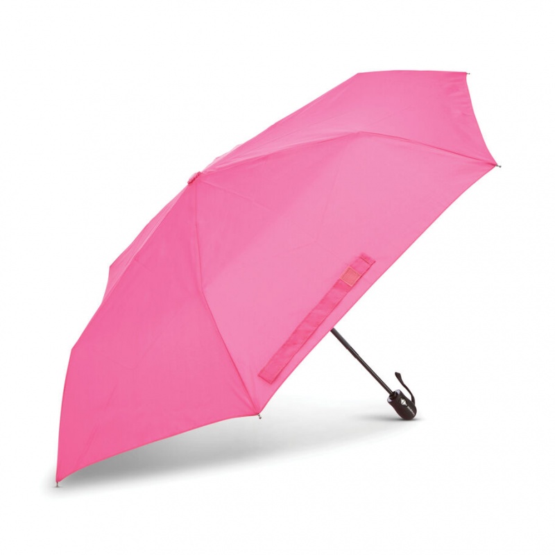 Light Pink Samsonite Compact Auto Open/Close Accessories Umbrellas | XGM896125