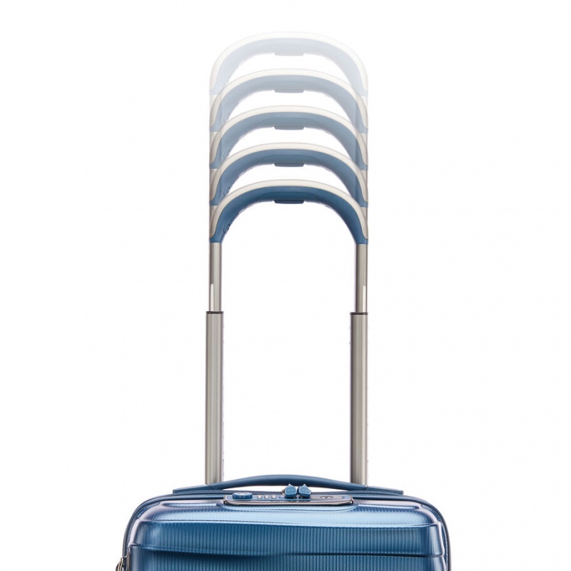 Metal Blue Samsonite Stryde 111 22x14x9 Spinner Hardside Spinner Luggage Carry On Luggage | MSF205934