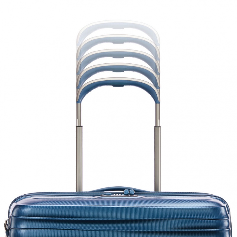 Metal Blue Samsonite Stryde 111 Medium Glider Hardside Luggage Checked Luggage | DZY506914