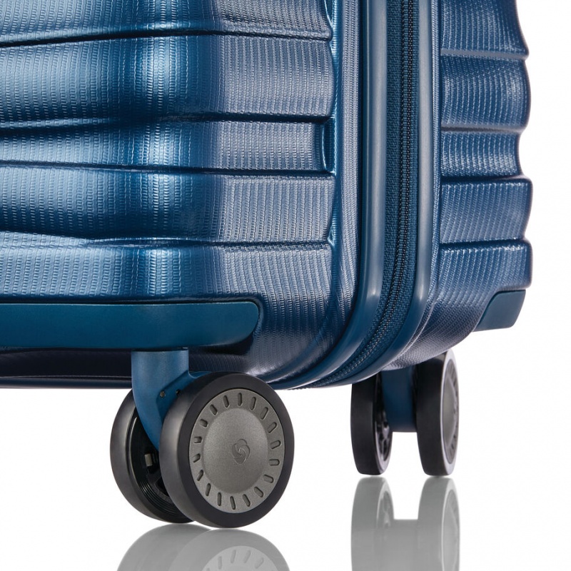 Metal Blue Samsonite Stryde 111 Medium Glider Hardside Luggage Checked Luggage | DZY506914