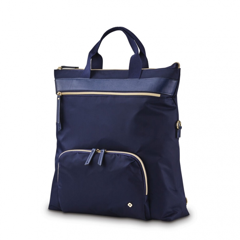 Navy Blue Samsonite Mobile Solution Convertible Bags & Backpacks Tote Bags | QHX047619