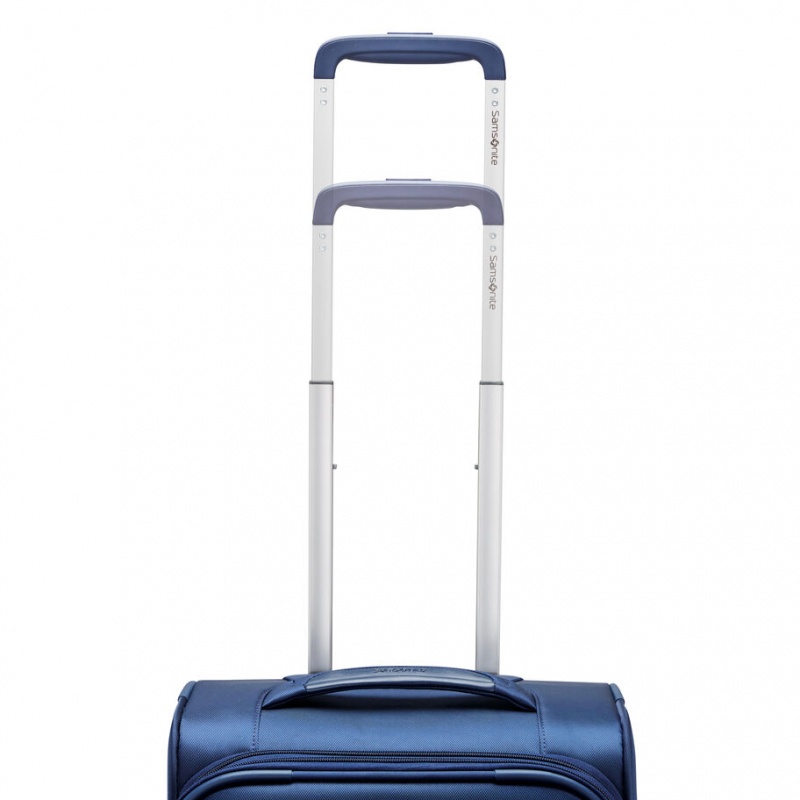 Navy Blue Samsonite Mobile Solution Everyday Spinner Luggage Carry On Luggage | YXG093846