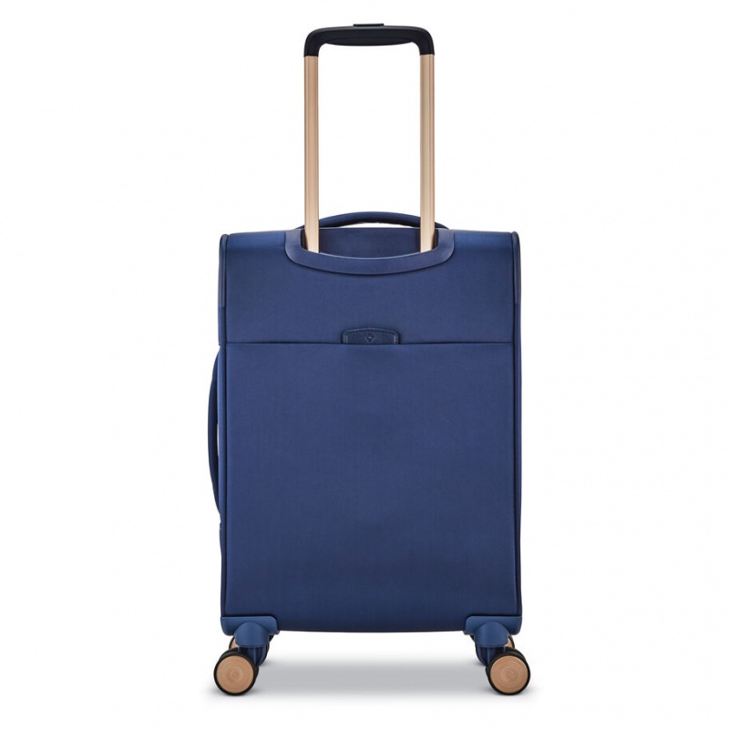 Navy Blue Samsonite Mobile Solution Expandable Spinner Luggage Carry On Luggage | WGY127095