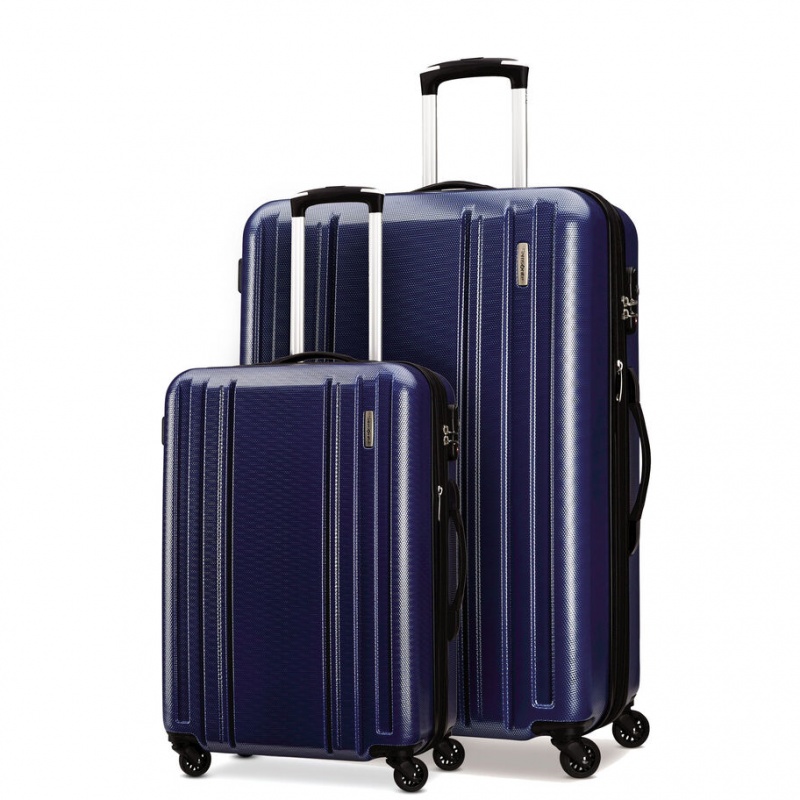 Navy Samsonite Carbon 2 2 Piece Luggage Sets | FZP480251