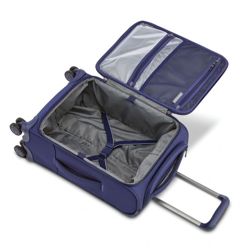 Navy Samsonite Equilibrium 2 Piece Luggage Sets | GCP013746