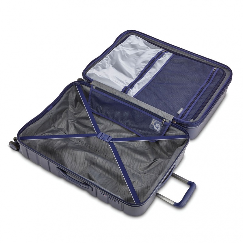 Navy Samsonite Equilibrium 2 Piece Luggage Sets | GCP013746