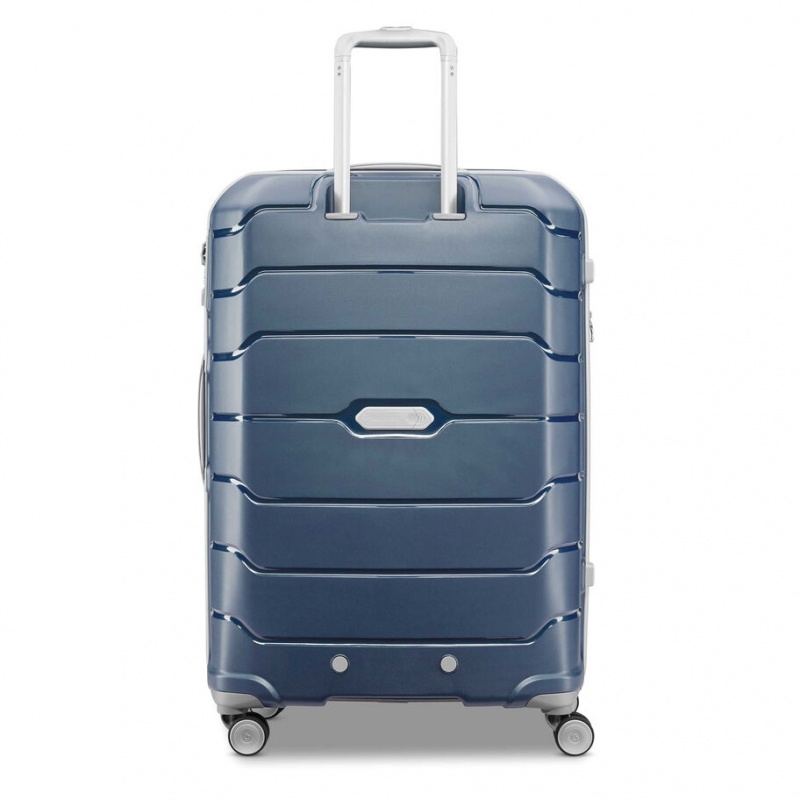 Navy Samsonite Freeform Large Spinner Luggage Checked Luggage | PUQ572419