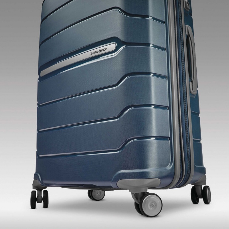 Navy Samsonite Freeform Large Spinner Luggage Checked Luggage | PUQ572419