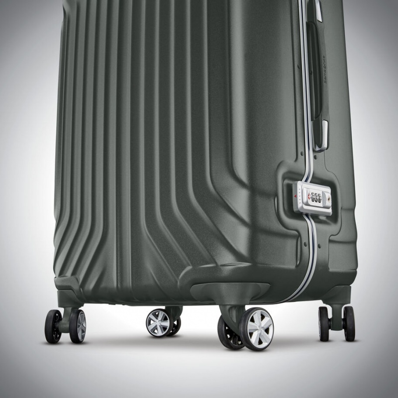 Olive Samsonite Tru-Frame Medium Spinner Hardside Luggage Checked Luggage | BDL673129