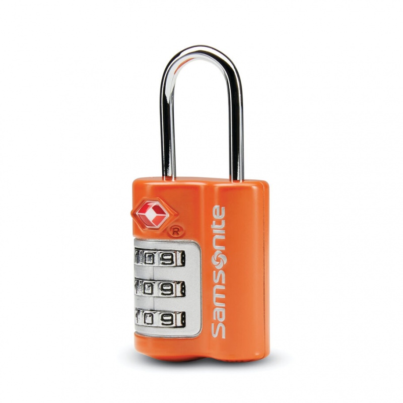 Orange Samsonite 3 Dial Travel Sentry Combination Accessories Locks | DEU340516