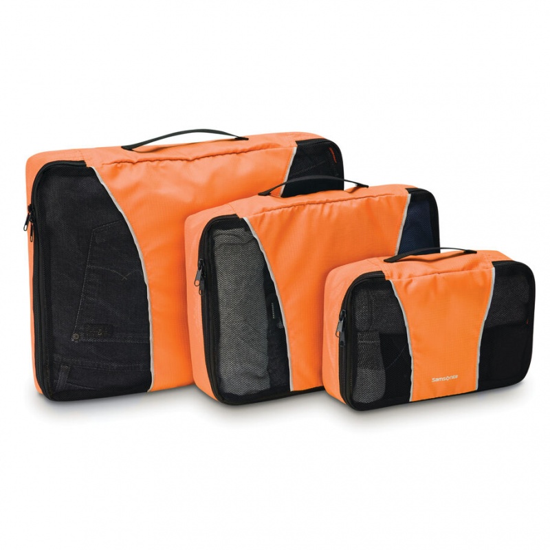 Orange Samsonite 3 Piece Packing Cube Bags & Backpacks Travel Bags | HWN592167