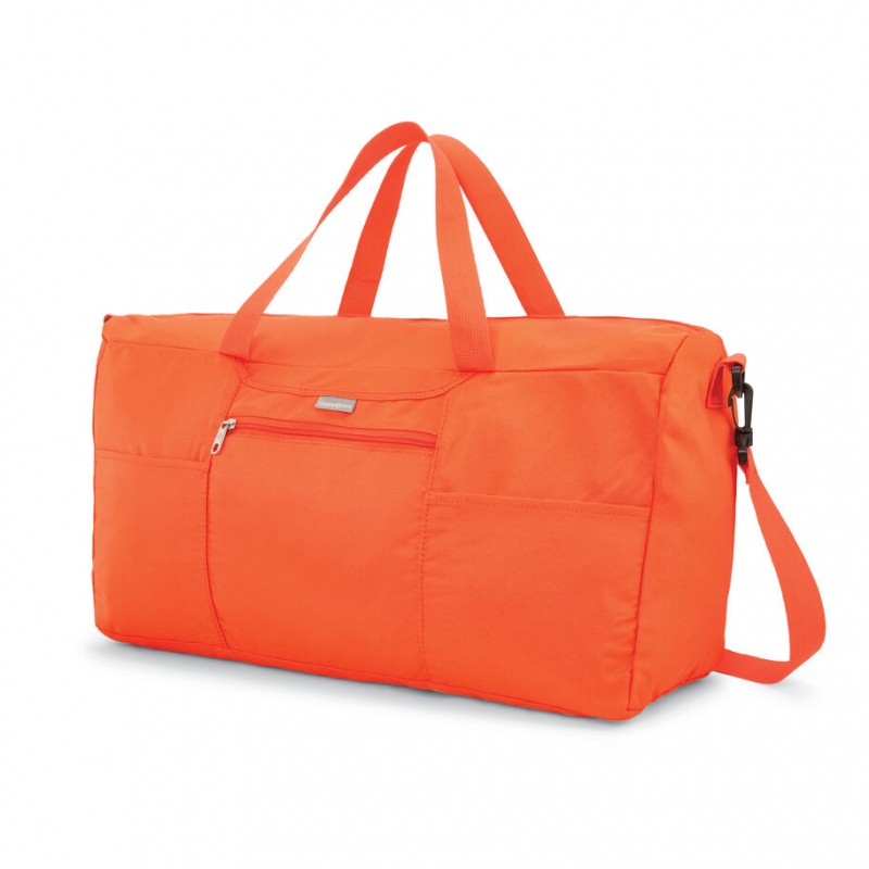 Orange Samsonite Foldaway Duffel Bags & Backpacks Duffle Bags | JXD673841