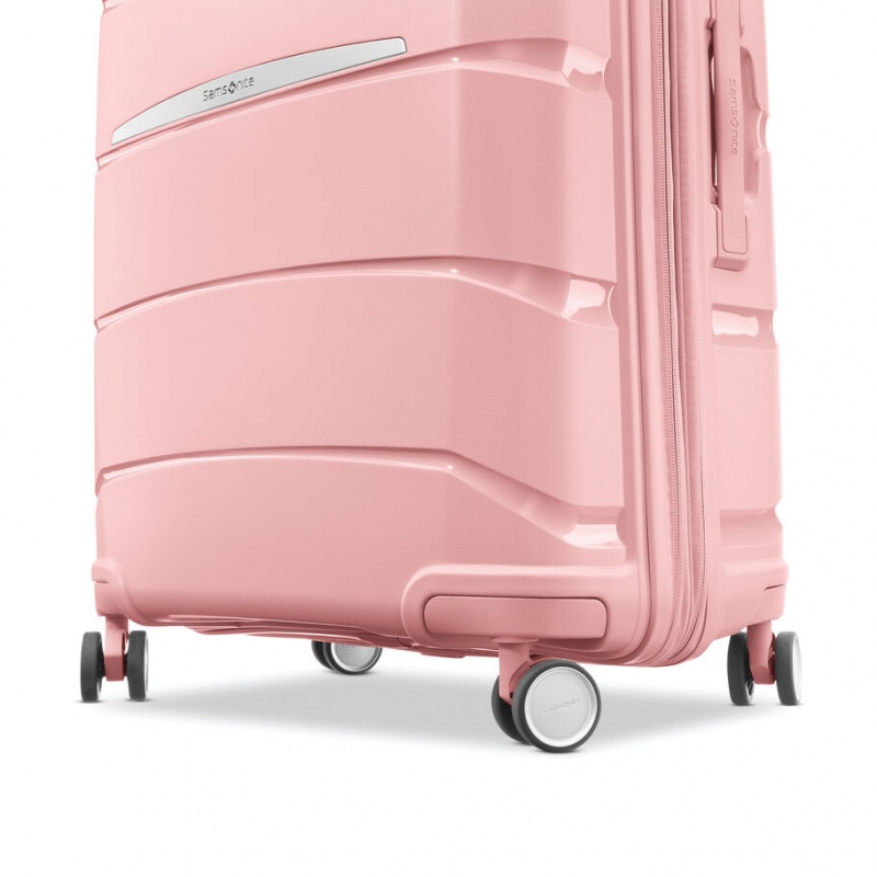 Pink Samsonite Outline Pro Large Spinner Hardside Luggage Checked Luggage | LPC751824