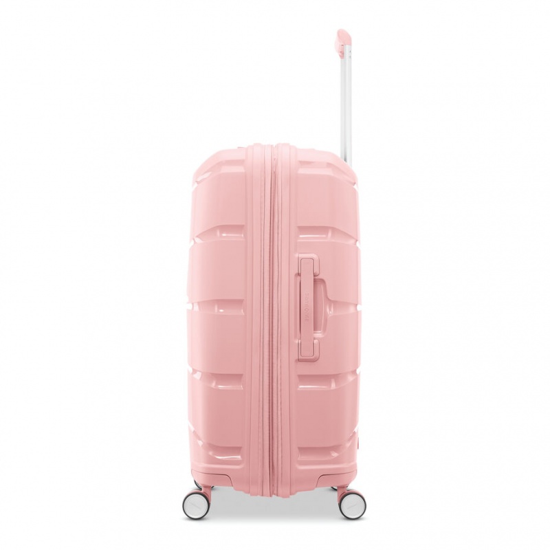 Pink Samsonite Outline Pro Medium Spinner Hardside Luggage Checked Luggage | JQV814397