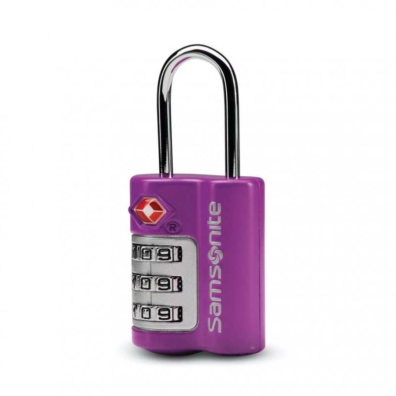 Purple Samsonite 3 Dial Travel Sentry Combination Accessories Locks | IBC467803