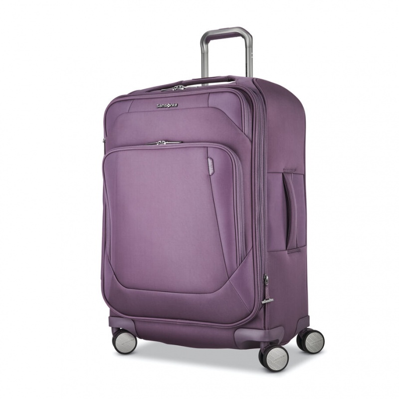 Purple Samsonite Theorym Medium Spinner Luggage Checked Luggage | OHP359841