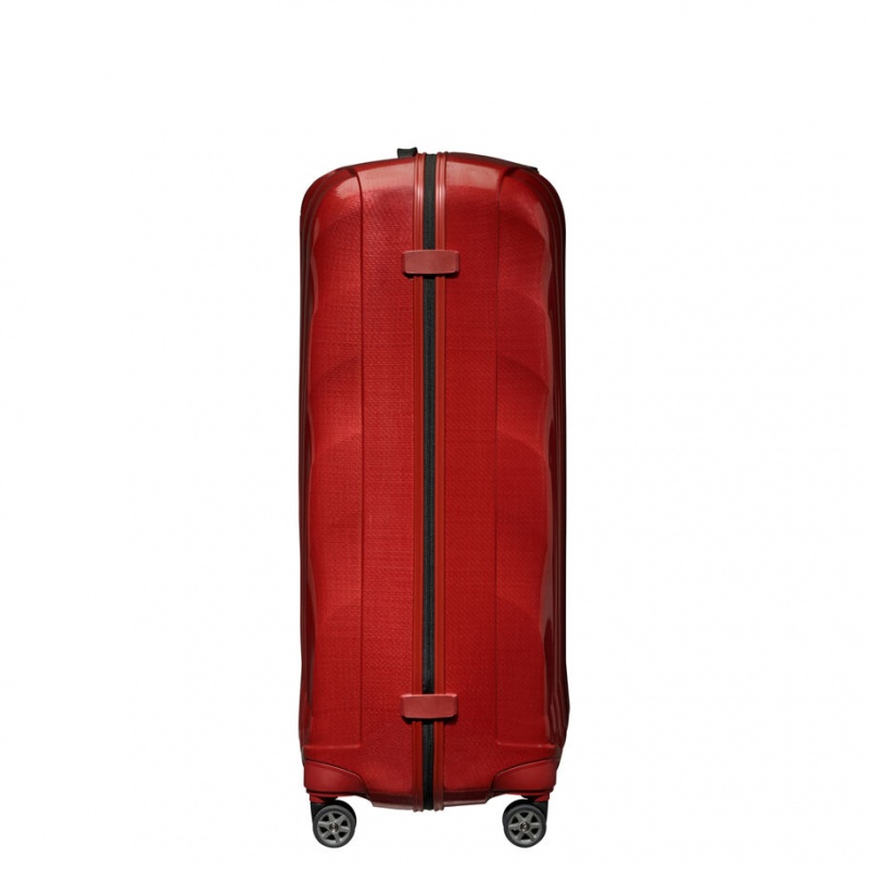 Red Samsonite C-Lite Extra Large Spinner Hardside Luggage Checked Luggage | GTM962731