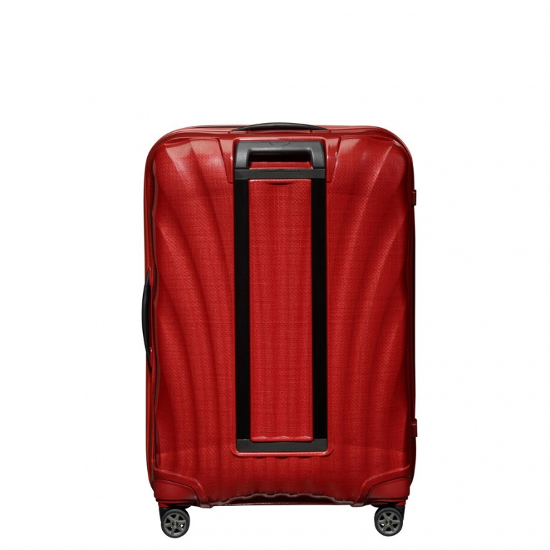 Red Samsonite C-Lite Large Spinner Hardside Luggage Checked Luggage | NTP247983