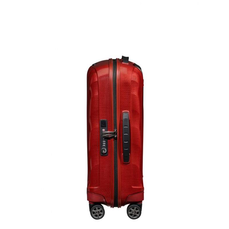 Red Samsonite C-Lite Spinner Hardside Luggage Carry On Luggage | BJF478650