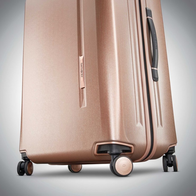 Rose Gold Samsonite Novaire Extra Large Spinner Large Hardside Luggage Checked Luggage | ZCA543986