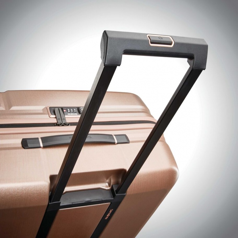 Rose Gold Samsonite Novaire Large Spinner Large Hardside Luggage Checked Luggage | LMU743962