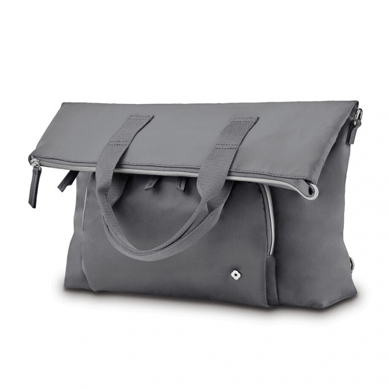 Silver Grey Samsonite Mobile Solution Convertible Bags & Backpacks Tote Bags | LZC394650