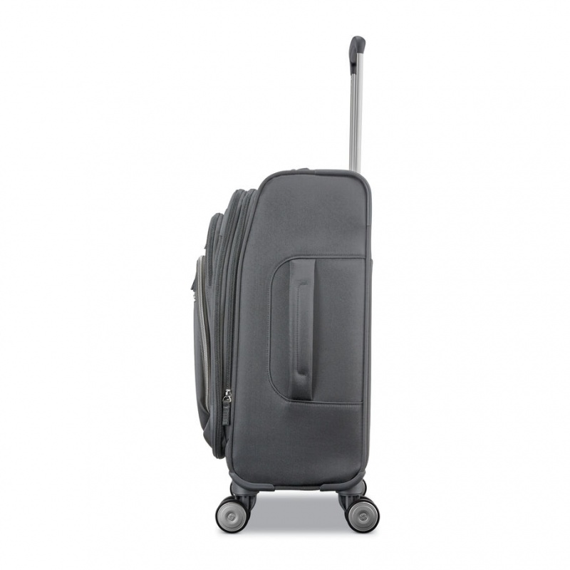 Silver Grey Samsonite Mobile Solution Expandable Spinner Luggage Carry On Luggage | OMY689025