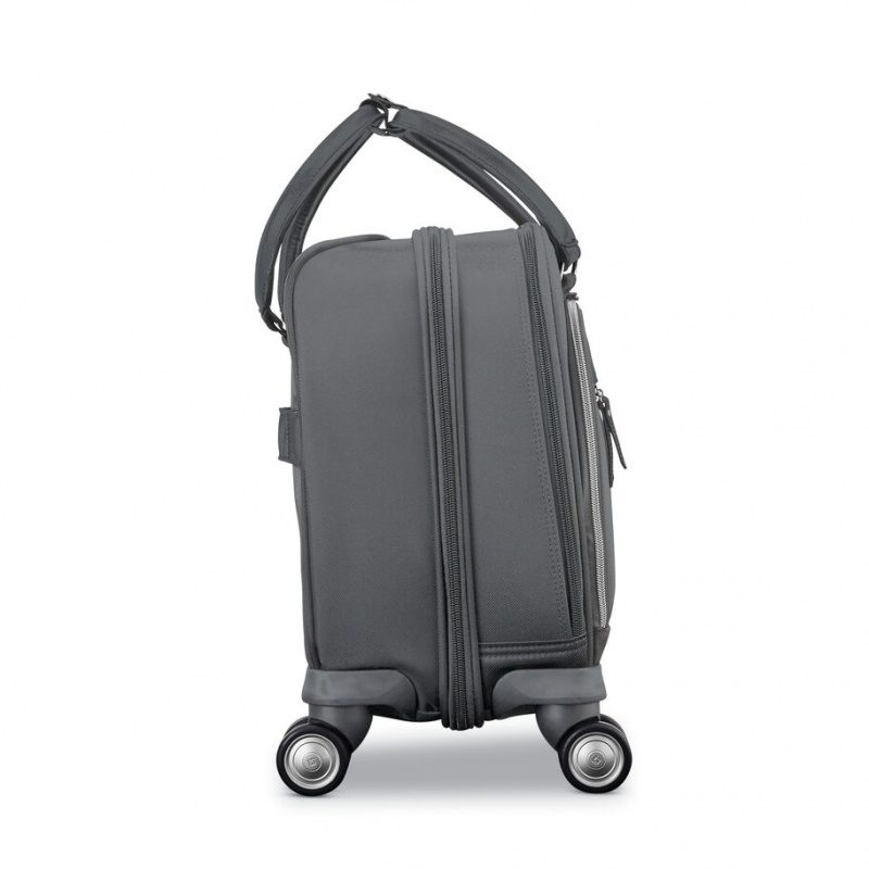 Silver Grey Samsonite Mobile Solution Spinner Mobile Office Bags & Backpacks Business Bags | HEC206845