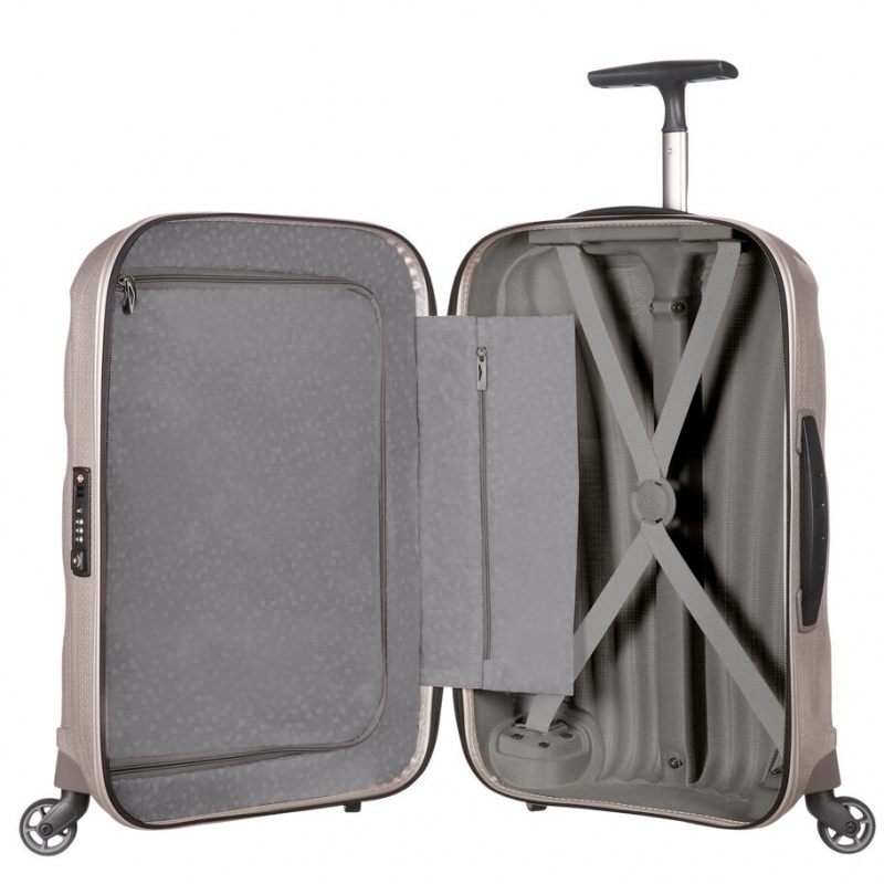 Silver Samsonite Label Cosmolite 3.0 Large Plus Spinner Luggage Checked Luggage | FAD528403