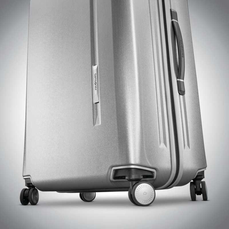 Silver Samsonite Novaire Extra Large Spinner Large Hardside Luggage Checked Luggage | LOK524739