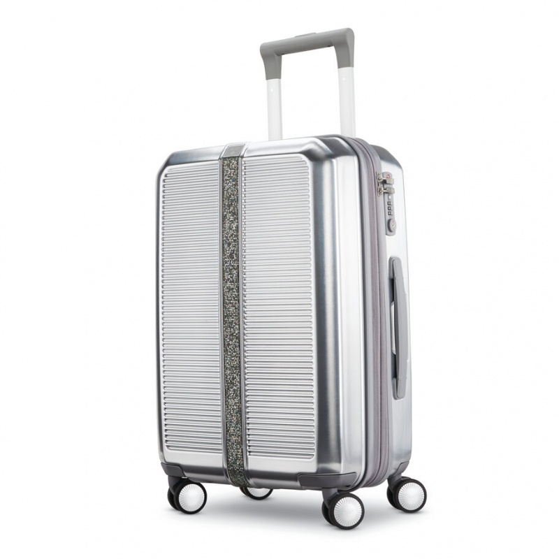 Silver Samsonite Sarah Jessica Parker: Spinner Luggage Carry On Luggage | CBD430268