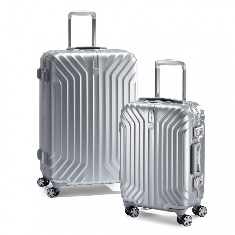 Silver Samsonite Tru-Frame 2 Piece Hardside Luggage Sets | PLR093178