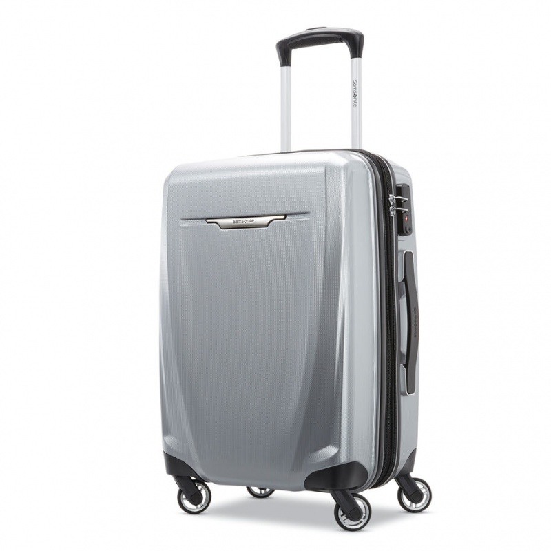 Silver Samsonite Winfield 3 DLX 20\