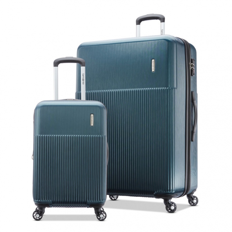 Turquoise Samsonite 2 Piece (CO/LG) Hardside Luggage Sets | ROH416250