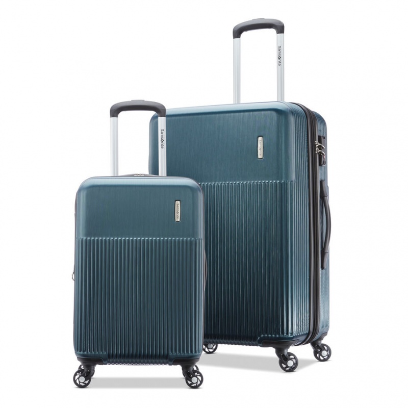 Turquoise Samsonite 2 Piece (CO/MD) Hardside Luggage Sets | JHL038694