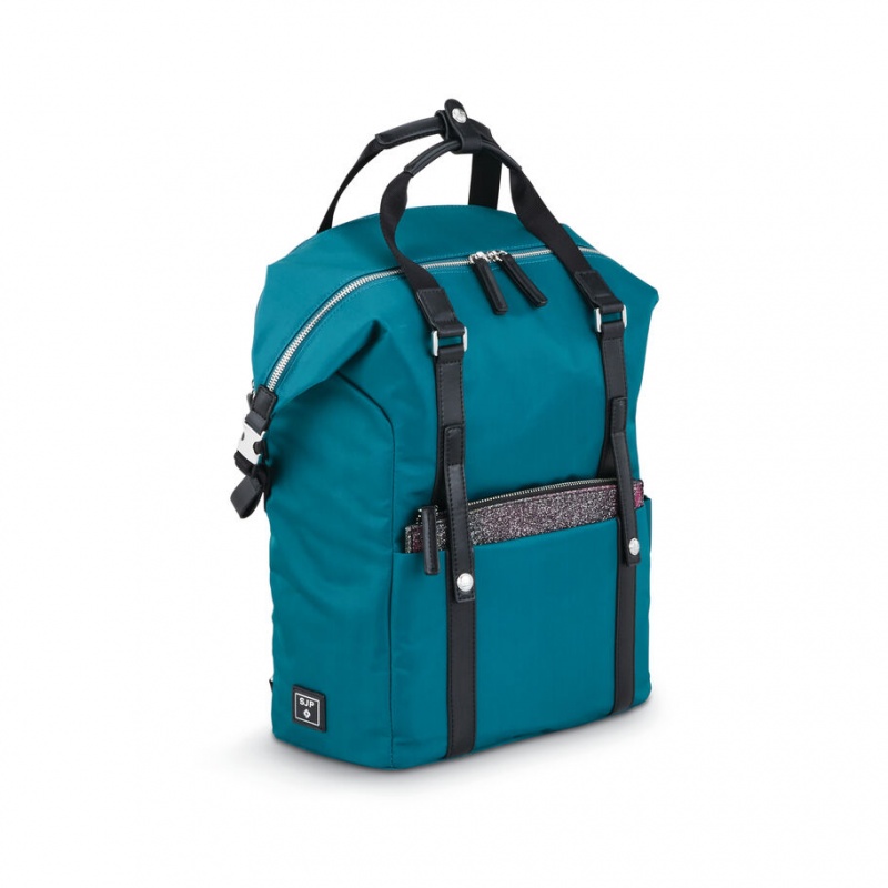 Turquoise Samsonite Sarah Jessica Parker: The Carried Away Convertible Bags & Backpacks Backpacks | FOE179482