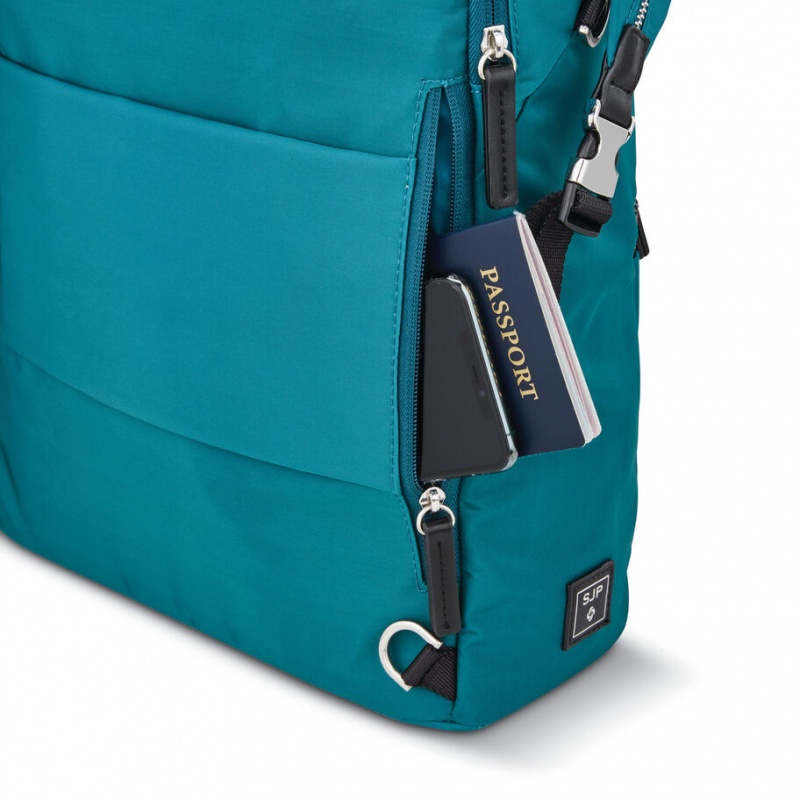 Turquoise Samsonite Sarah Jessica Parker: The Carried Away Convertible Bags & Backpacks Backpacks | FOE179482