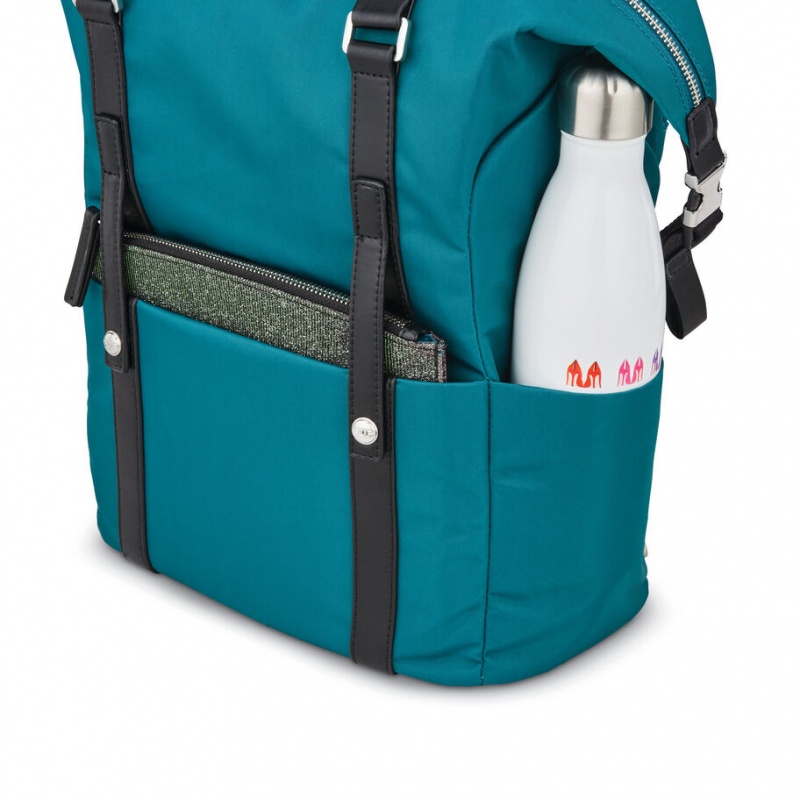 Turquoise Samsonite Sarah Jessica Parker: The Carried Away Convertible Bags & Backpacks Backpacks | FOE179482