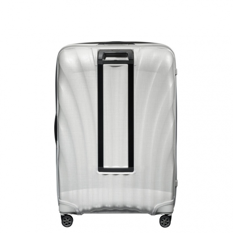 White Samsonite C-Lite Extra Large Spinner Hardside Luggage Checked Luggage | ZGX948162