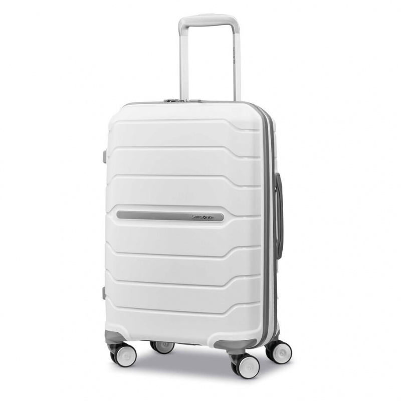 White Samsonite Freeform 2 Piece Hardside Luggage Sets | RXN073614