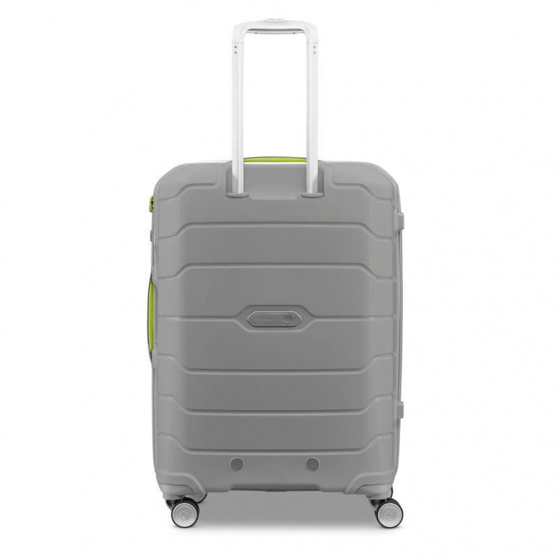 White / Grey Samsonite Freeform Medium Spinner Hardside Luggage Checked Luggage | TRY937801