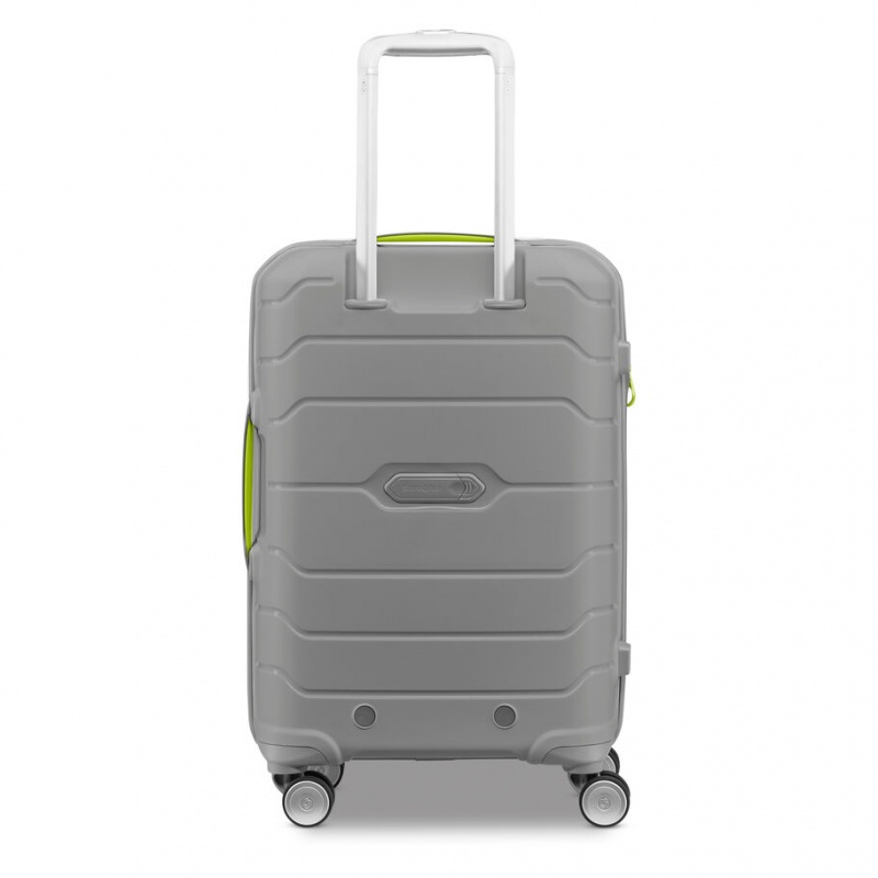 White / Grey Samsonite Freeform Spinner Hardside Luggage Carry On Luggage | BPO213049