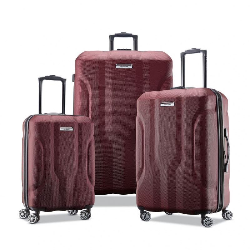 Wine Samsonite Pivot 2 3 Piece Luggage Sets | MIV258741